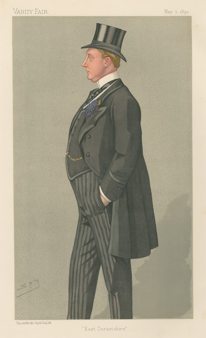 Leslie Matthew Ward - Politicians – ‘East Dorsetshire.’ The Hon. Humphrey Napier Sturt. 7 May 1892