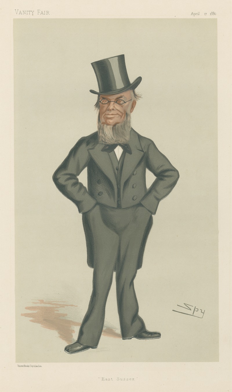 Leslie Matthew Ward - Politicians – ‘East Sussex’. Mr. George Burrow Gregory. April 17, 1880