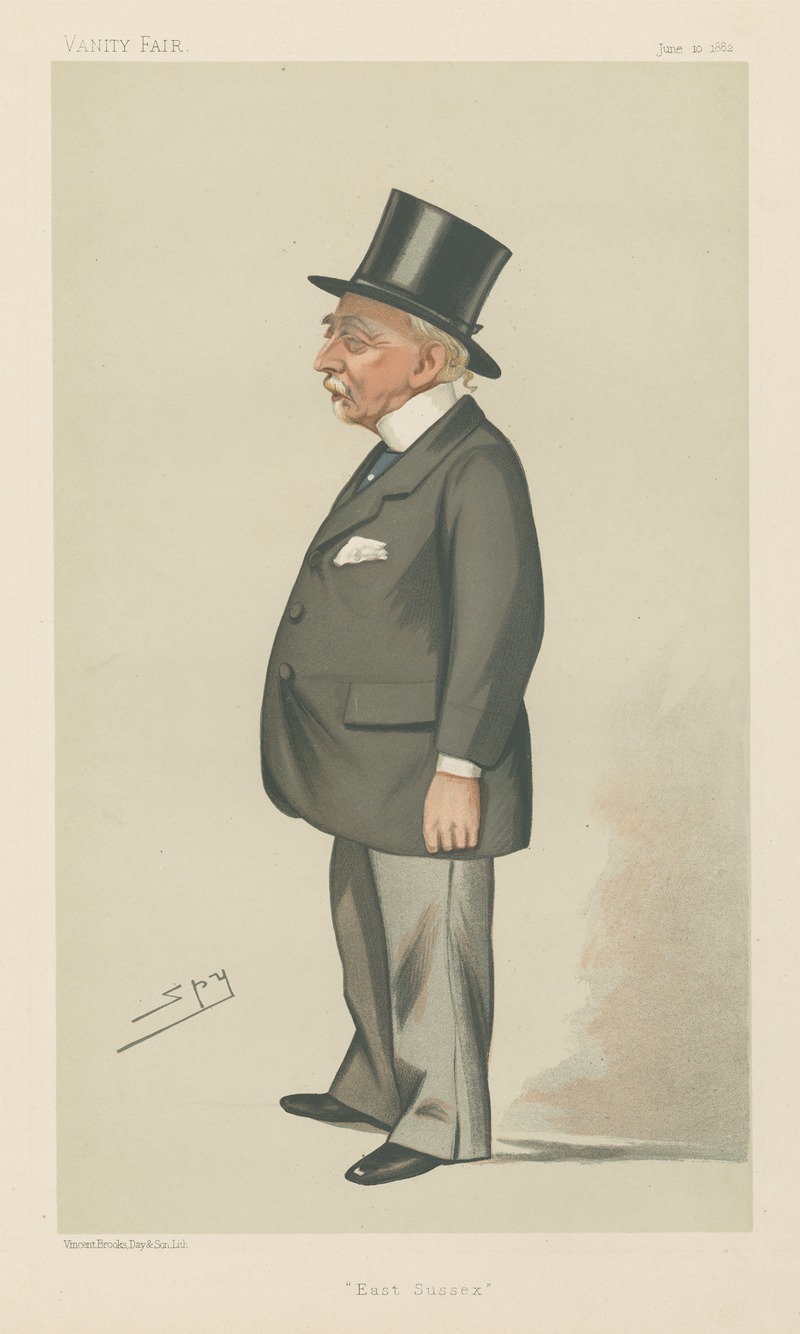 Leslie Matthew Ward - Politicians – ‘East Sussex’. Mr. Montagu David Scott. 10 June 1882