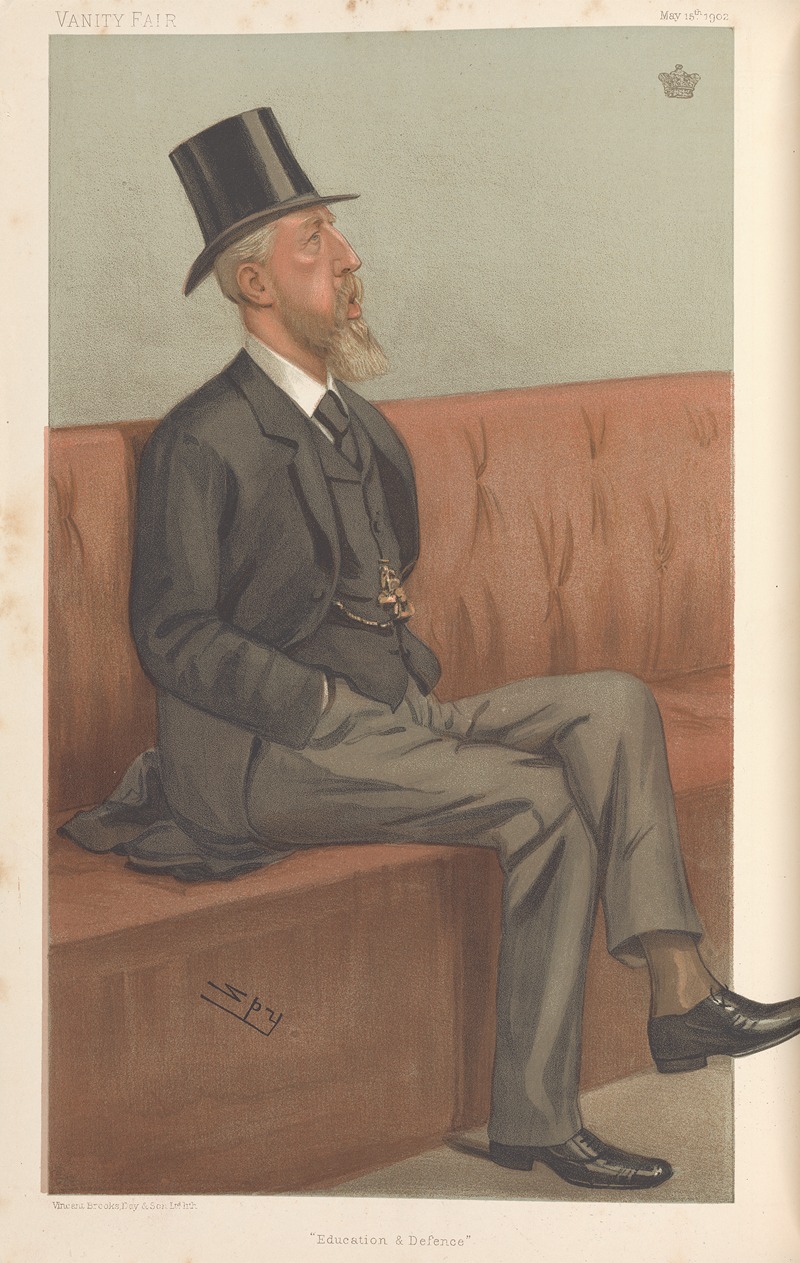 Leslie Matthew Ward - Politicians – ‘Education and Defense’. The Duke of Devonshire. May 15, 1902