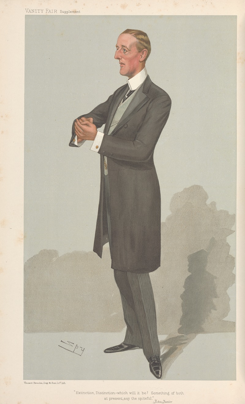 Leslie Matthew Ward - Politicians – ‘Extinction, Distinction – which will it be…..’ Major John Edward Bernard Seely. 23 February 1905