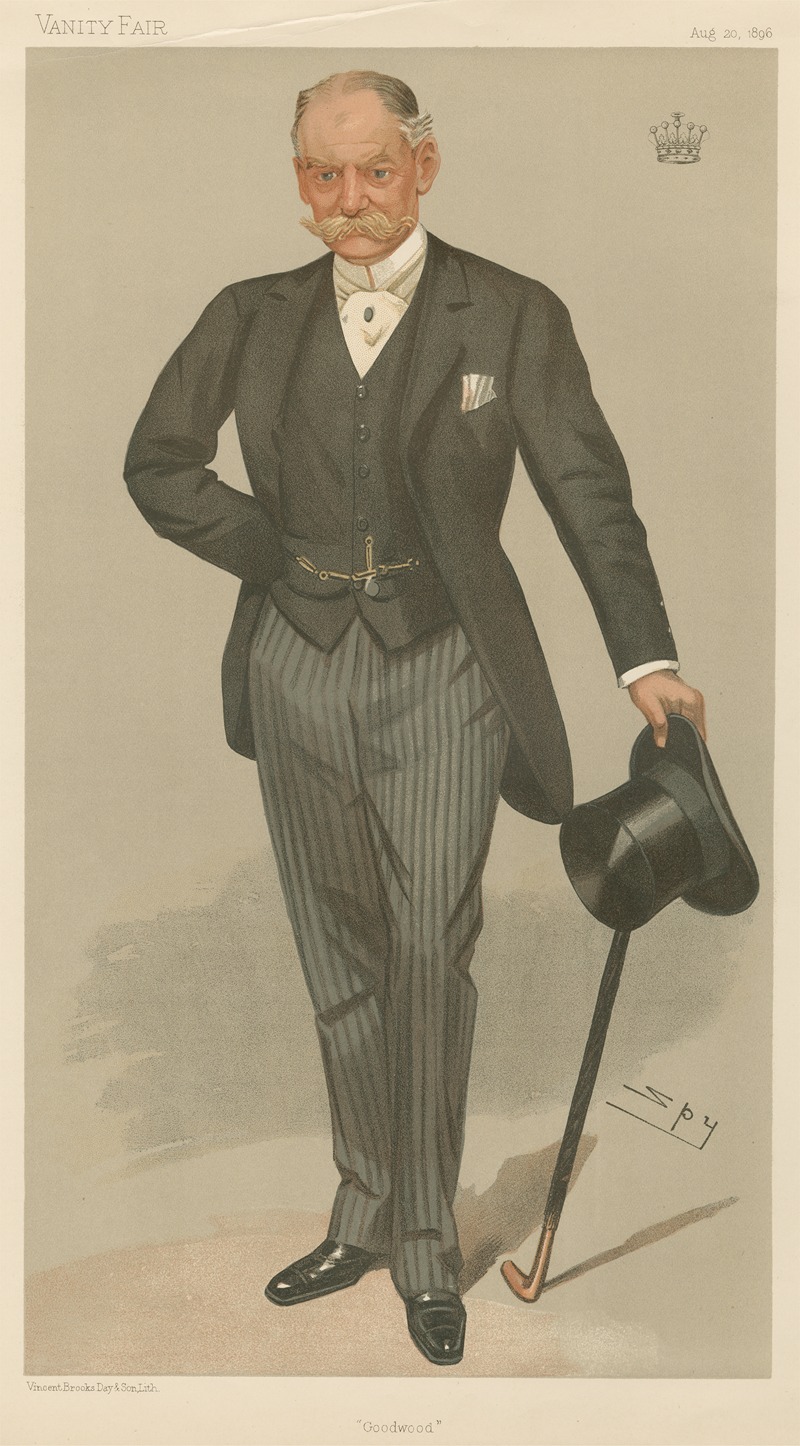 Leslie Matthew Ward - Politicians – ‘Goodwood’. The Earl of March. 20 August 1896