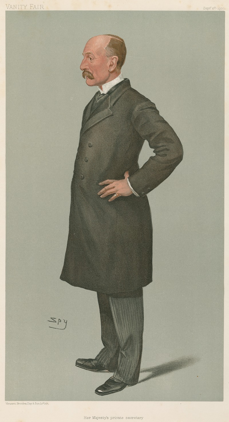 Leslie Matthew Ward - Politicians – ‘Her majesty’s private secretary’. Colonel Sir Arthur John Brigge. September 6, 1900