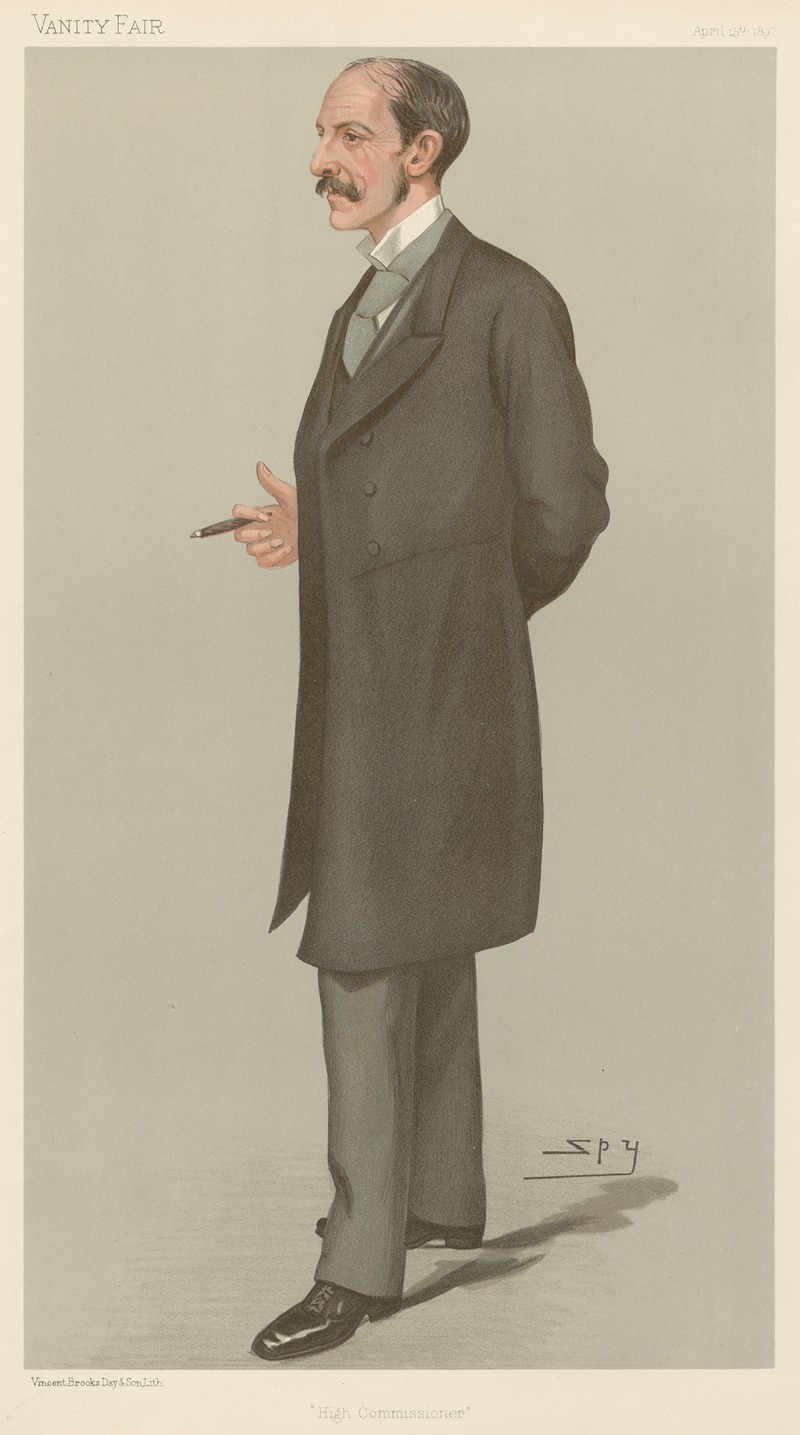 Leslie Matthew Ward - Politicians – ‘High Commissioner’. Sir Alfred Milner. 15 April 1897