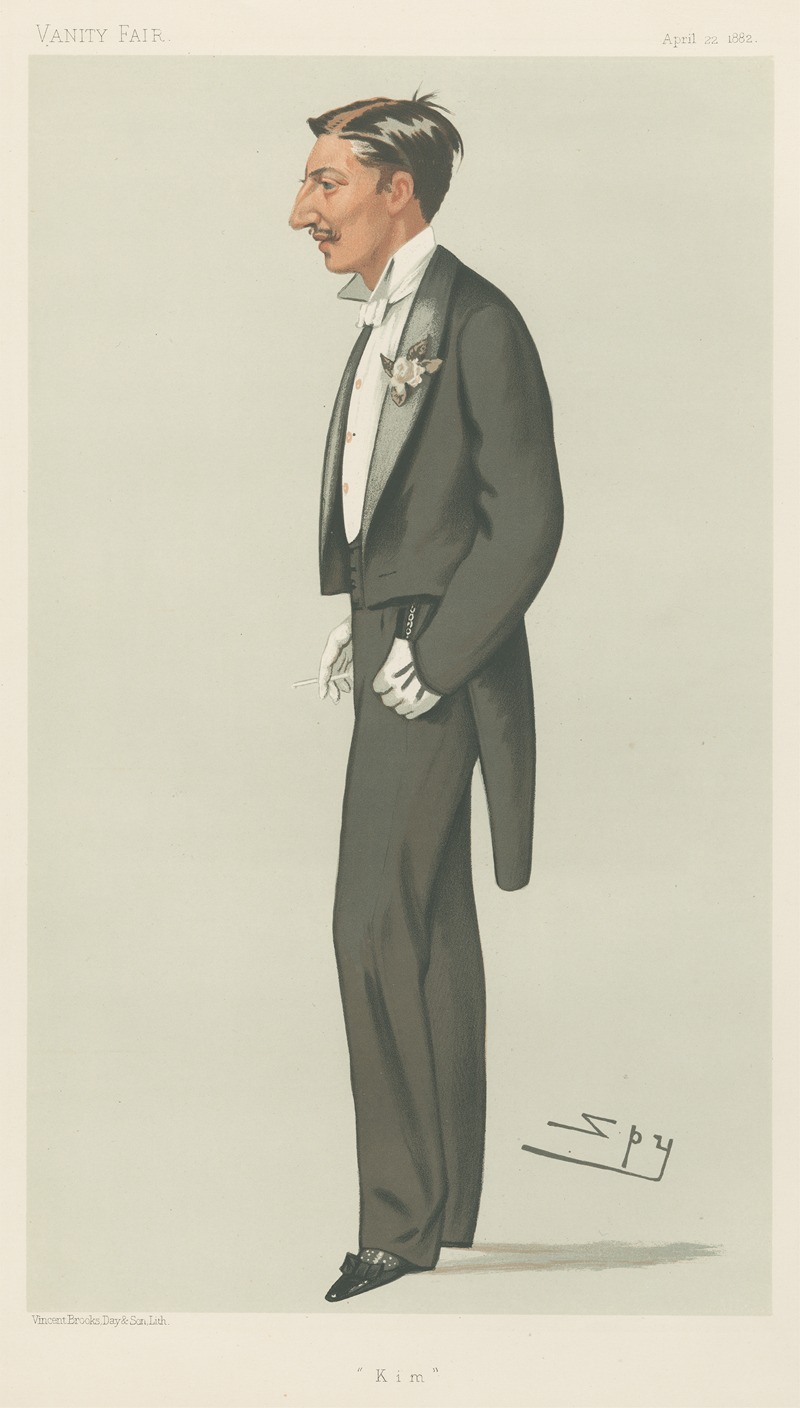 Leslie Matthew Ward - Politicians – ‘Kim’. Viscount Mandeville. 22 April 1882