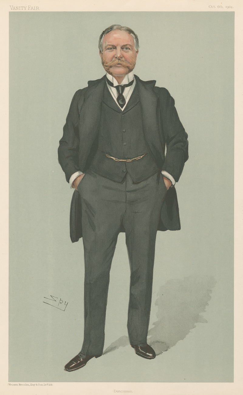 Leslie Matthew Ward - Politicians – Lord Duncannon. October 6, 1904