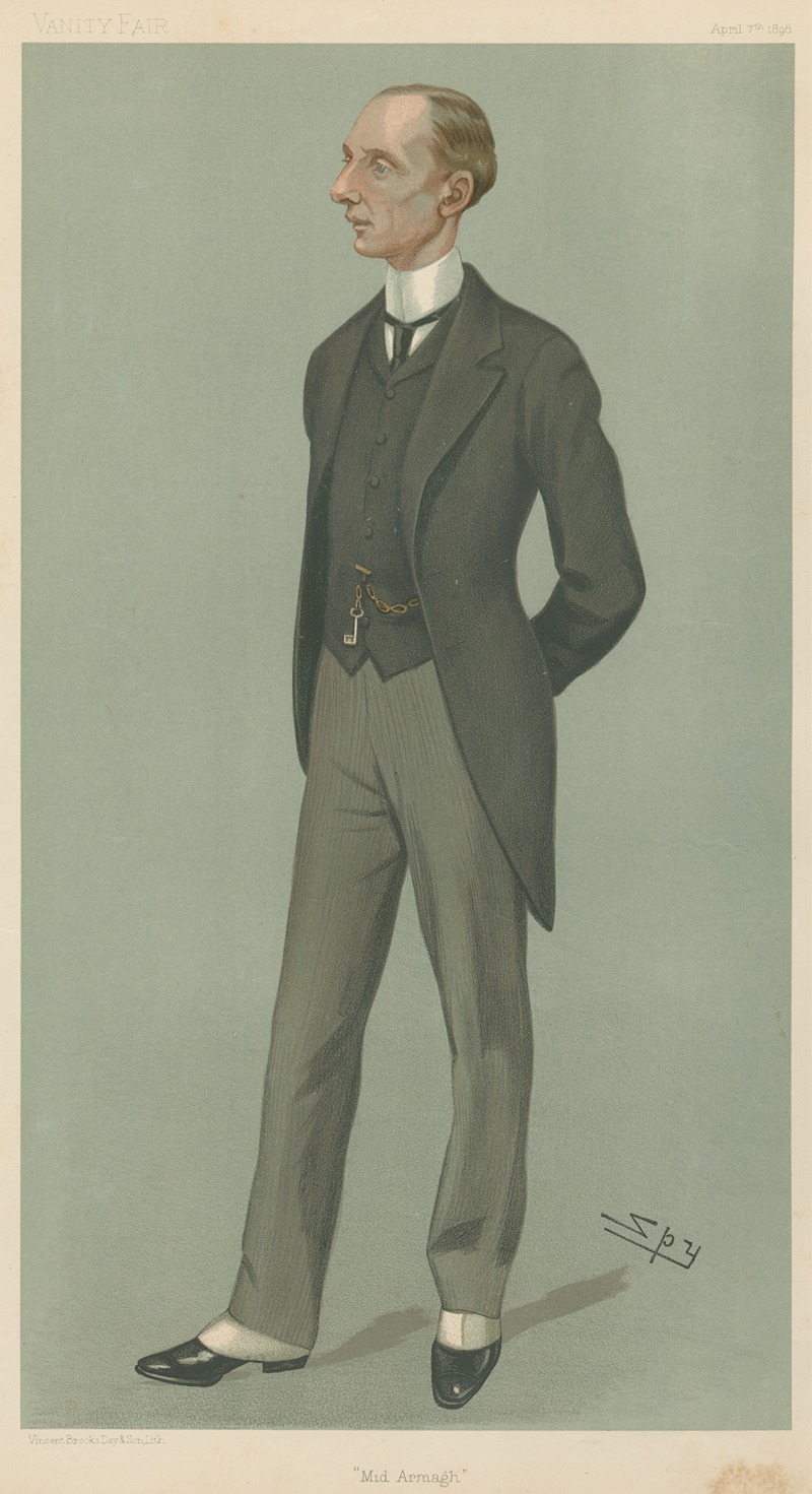 Leslie Matthew Ward - Politicians – ‘Mid Armagh’. Mr. Dunbar Plunket Barton. April 7, 1898
