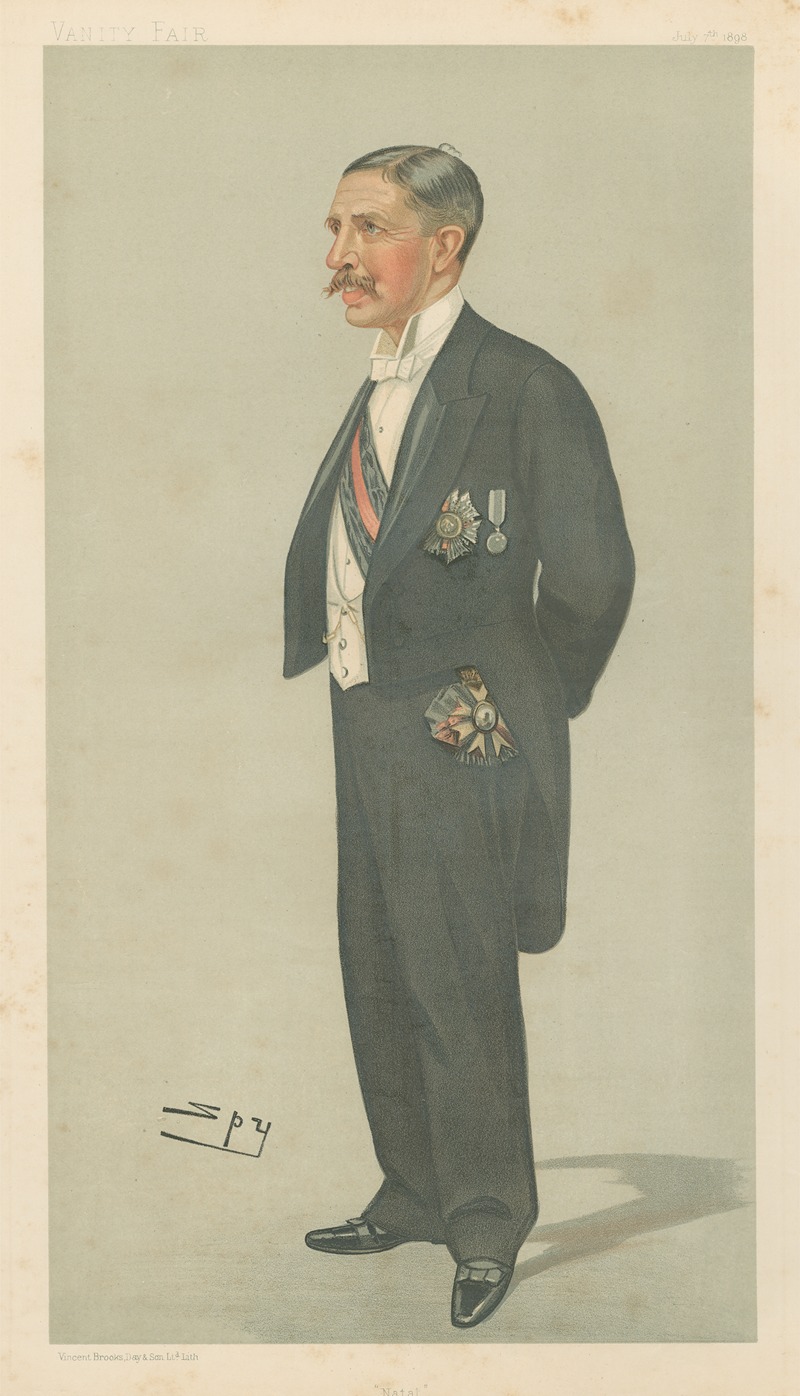 Leslie Matthew Ward - Politicians – ‘natal’. The Hon Sir Walter Francis Hely-Hutchinson. July 7, 1898