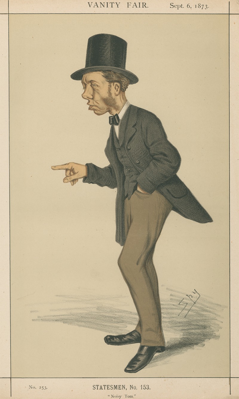 Leslie Matthew Ward - Politicians – ‘Noisy Tom’. Sir Thomas Collins. September 6, 1873