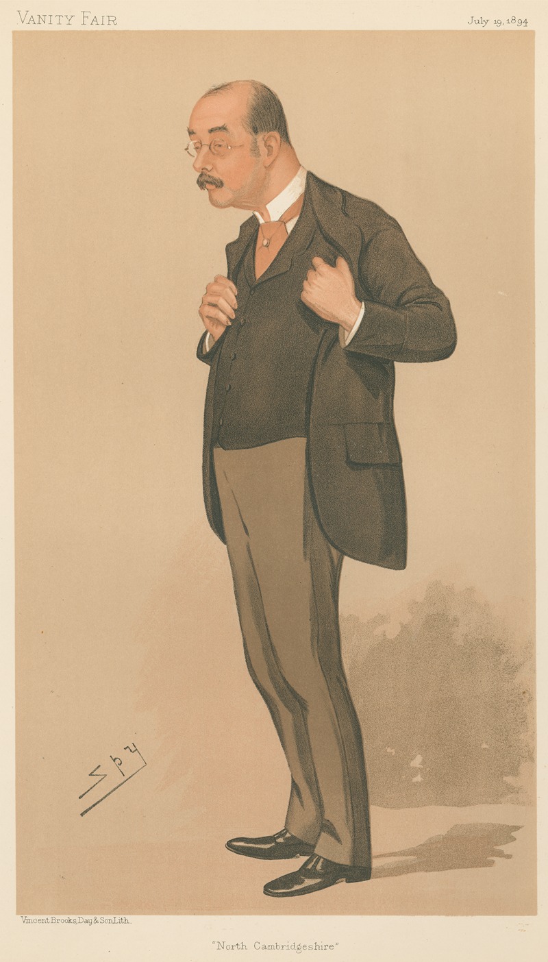 Leslie Matthew Ward - Politicians – ‘North Cambridgeshire’, The Hon. Arthur George Brand. July 19, 1884