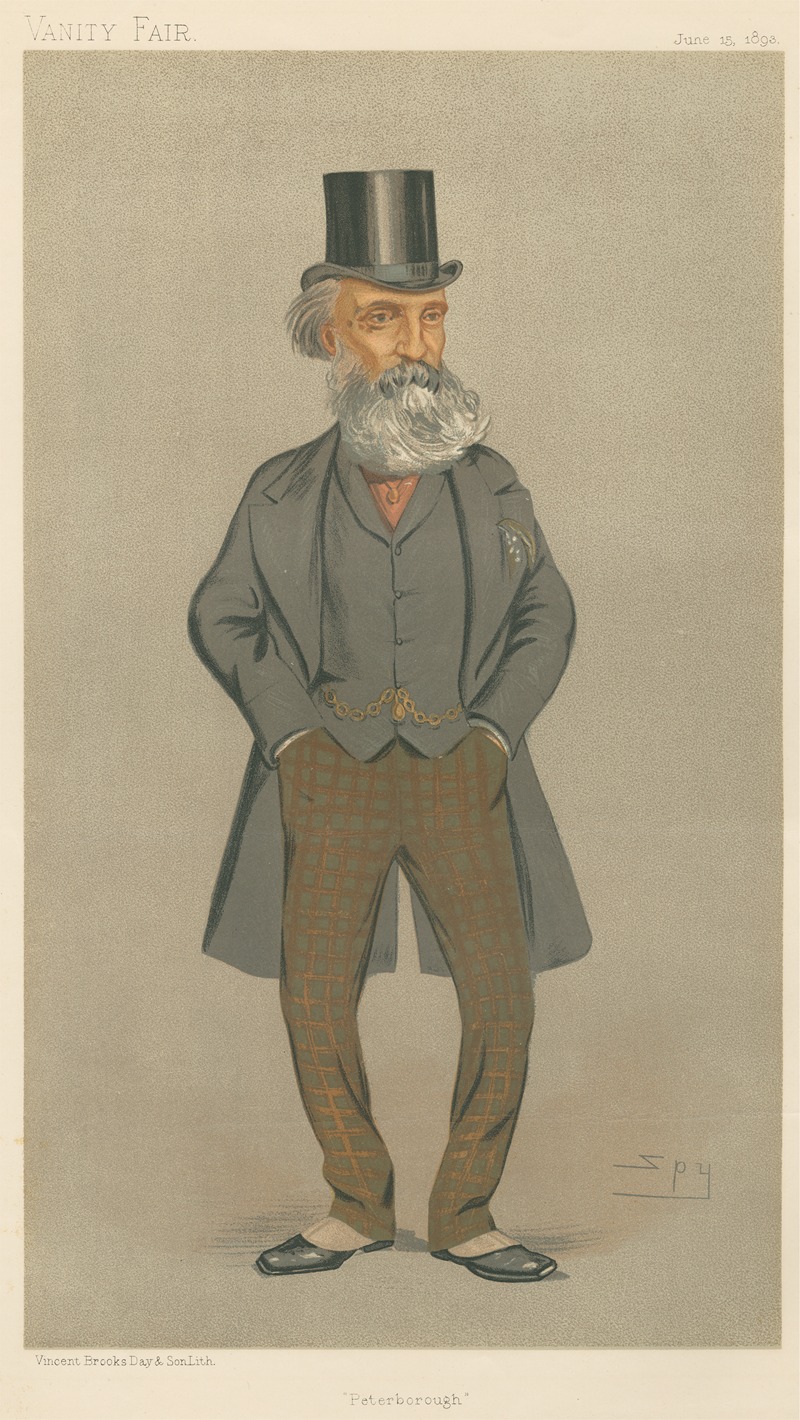 Leslie Matthew Ward - Politicians – ‘Peterborough’. Mr. Alpheus Cleophas Morton. 15 June 1873