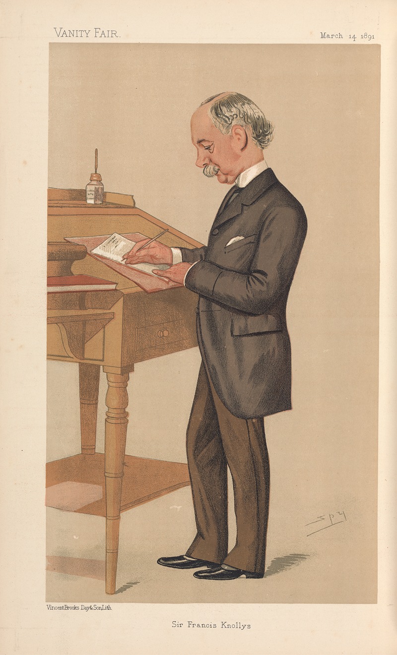 Leslie Matthew Ward - Politicians – Sir Francis Knollys. 14 March 1891
