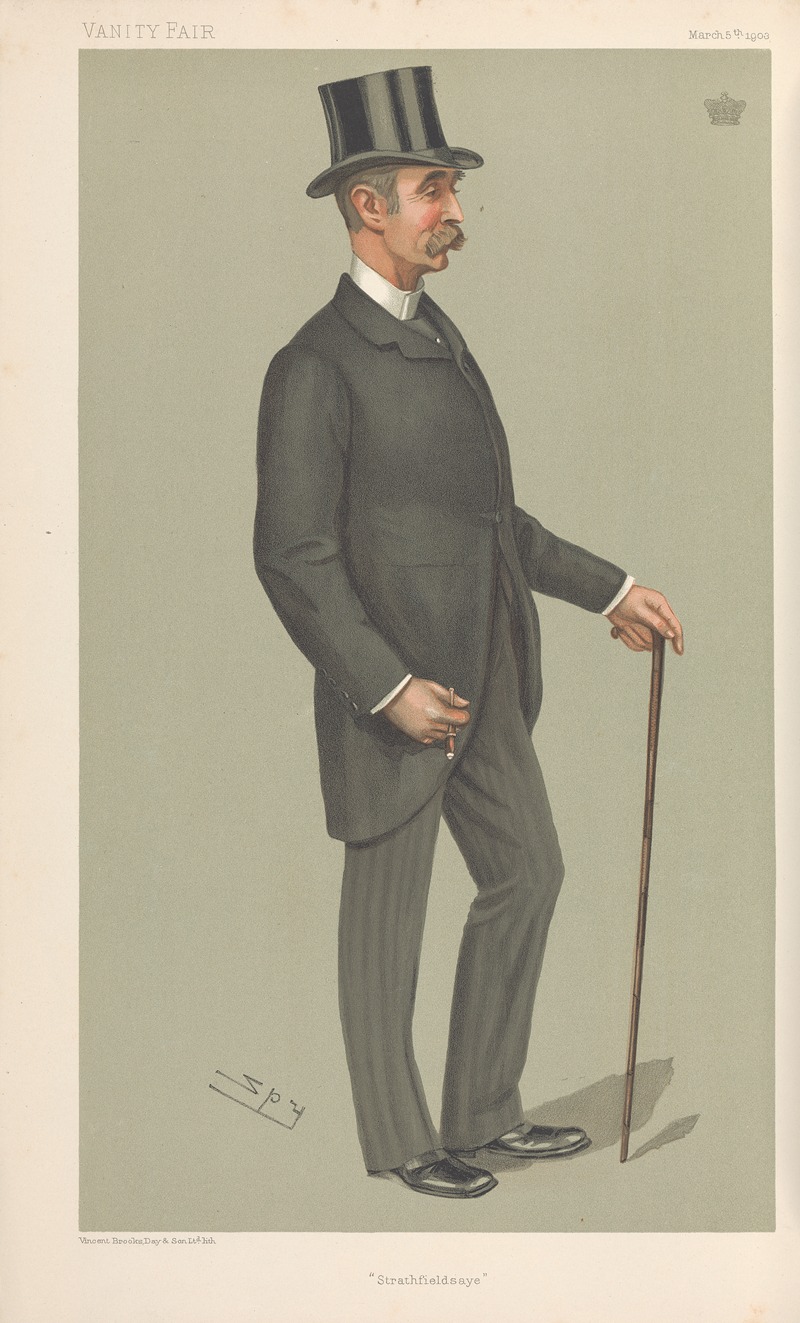 Leslie Matthew Ward - Politicians – ‘Strathfieldsaye’. The Duke of Wellington. 5 March 1903