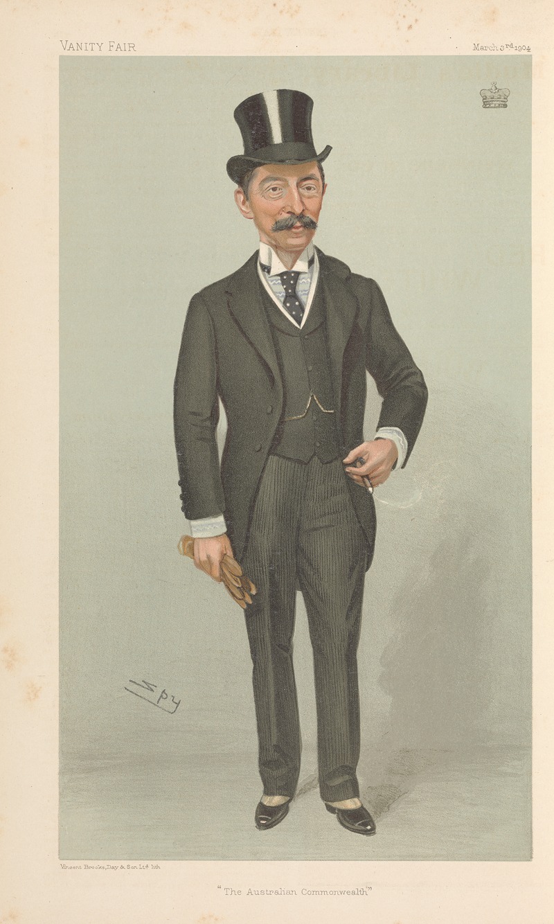 Leslie Matthew Ward - Politicians – ‘The Australian Commonwealth.’ The Lord Northcote. 3 March 1904