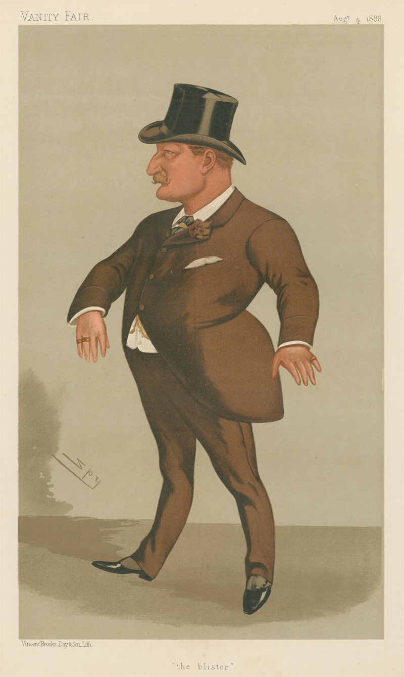 Leslie Matthew Ward - Politicians – ‘the blister’. Mr. Charles Kearns Deane Tanner. 4 August 1888