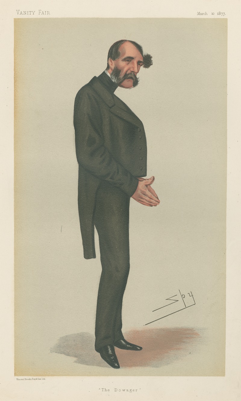 Leslie Matthew Ward - Politicians – ‘The Dowager’. The Rt. Hon. Lord Claud Hamilton. March 10, 1877