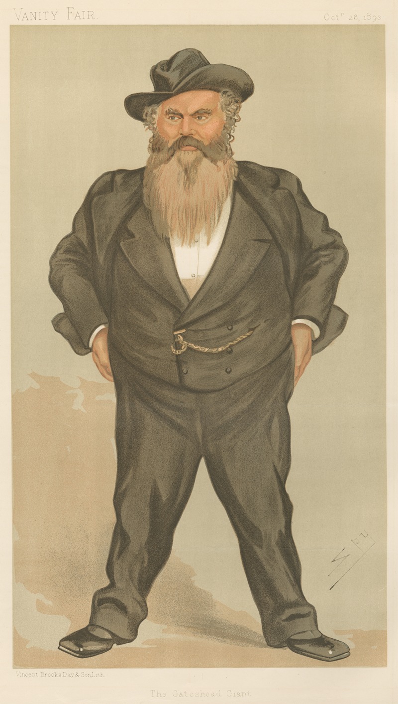 Leslie Matthew Ward - Politicians – ‘The Gateshead Giant’. Mr. William Allen. October 26, 1893