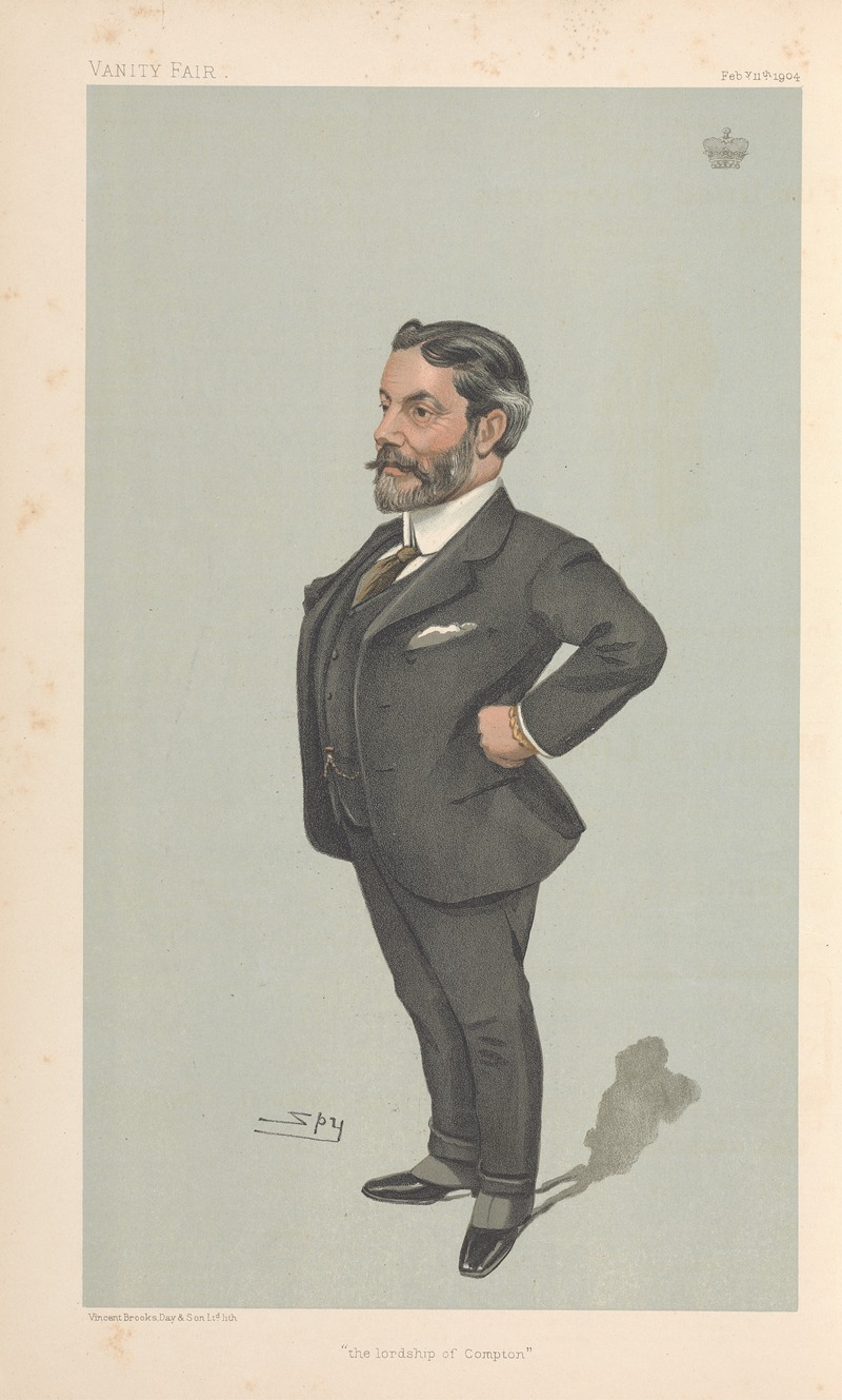 Leslie Matthew Ward - Politicians – ‘the lordship of Compton’. The Marquis of Northampton. 11 February 1904