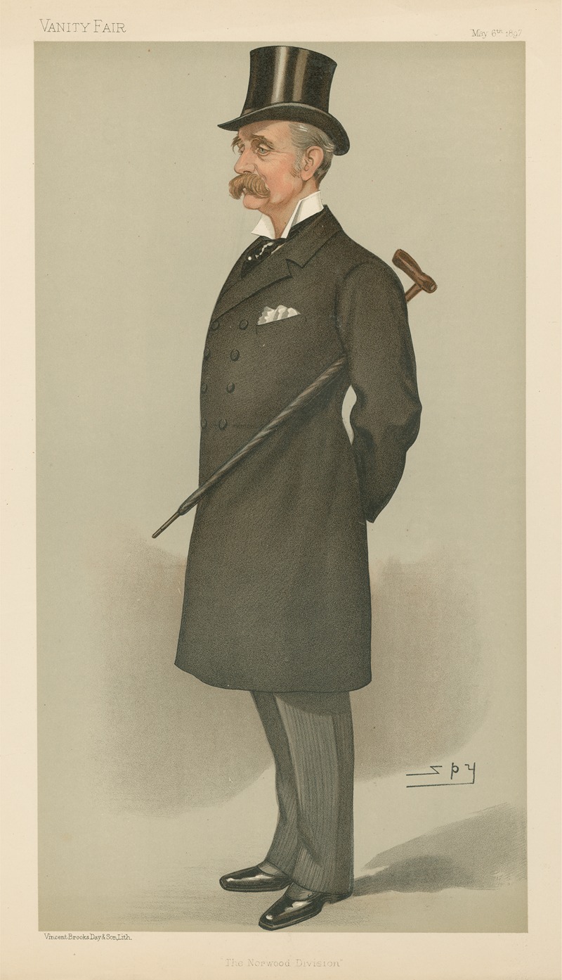 Leslie Matthew Ward - Politicians – ‘The Norwood Division’. Mr. Charles Ernest Tritton. 6 May 1897