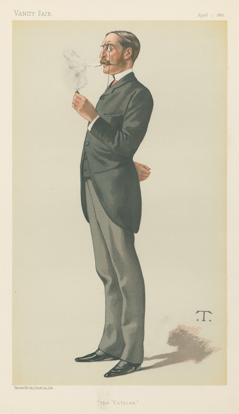 Leslie Matthew Ward - Politicians; ‘A Postmaster General’, Sir James Fergusson, April 30, 1892
