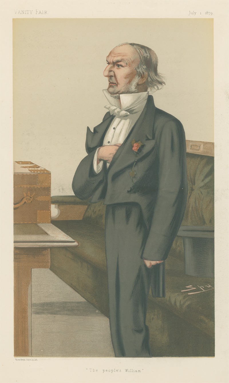 Leslie Matthew Ward - Prime Ministers – ‘The people’s William’. The Rt. Hon. William Ewart Gladstone. 1 July 1879