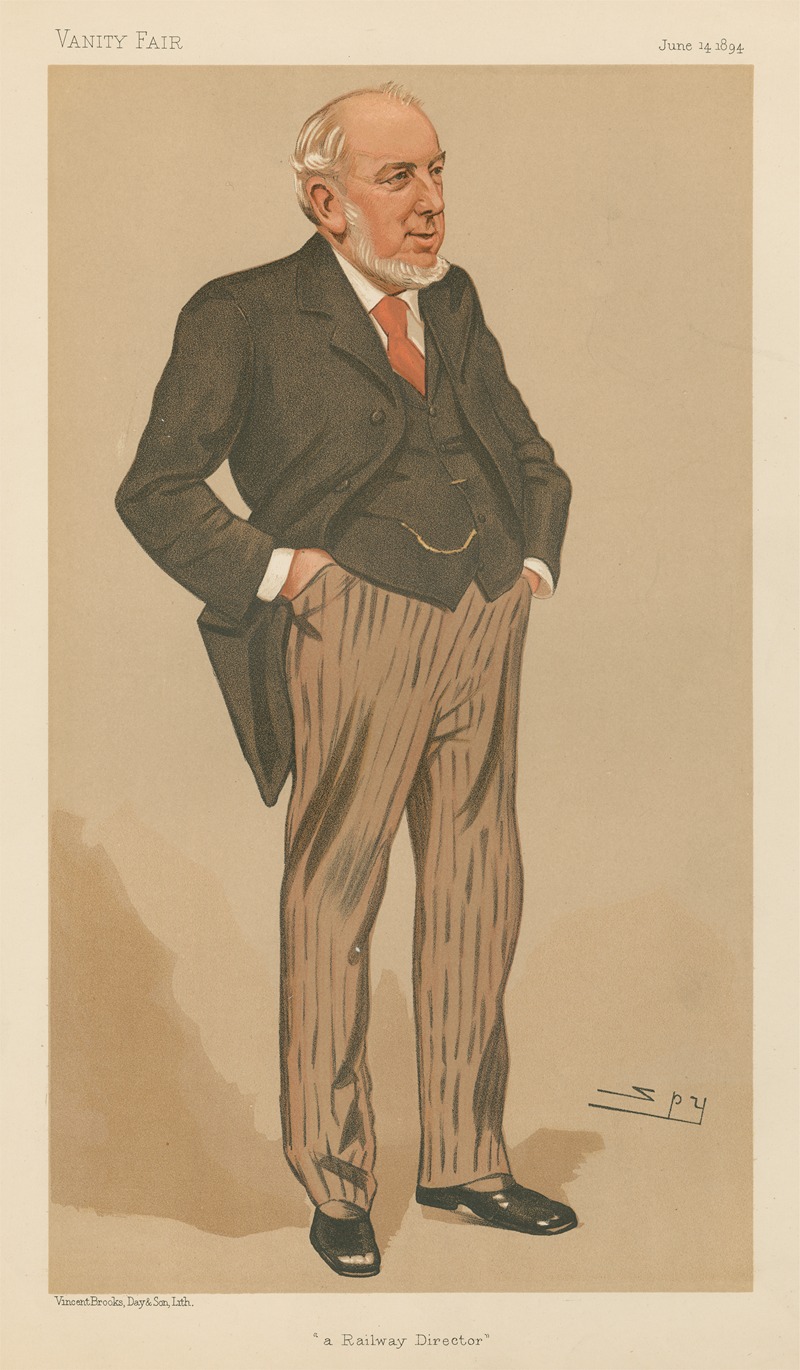Leslie Matthew Ward - Railway Officials – ‘a Railway Director’. Mr. Charles Grey Mott. 14 June 1894