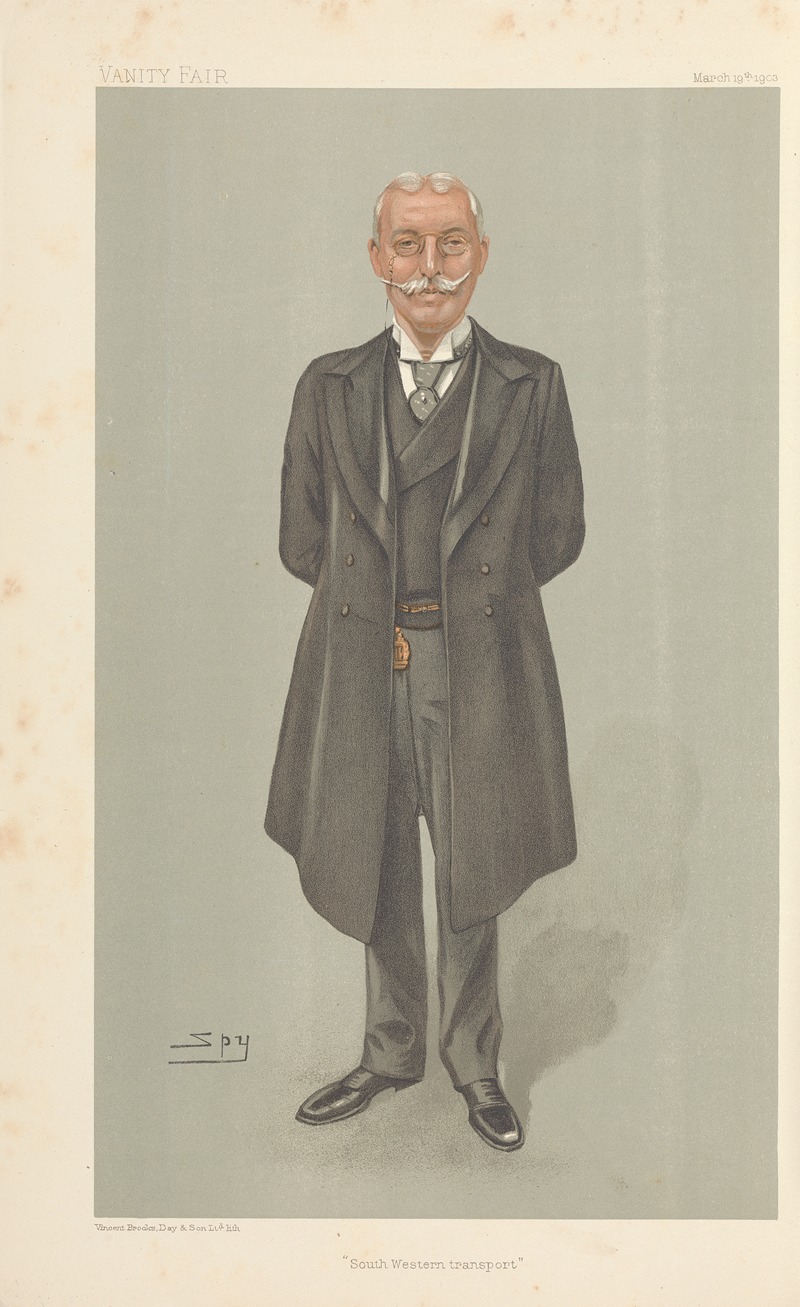 Leslie Matthew Ward - Railway Officials – ‘South Western transport’. Sir Charles John Owens. 19 March 1903