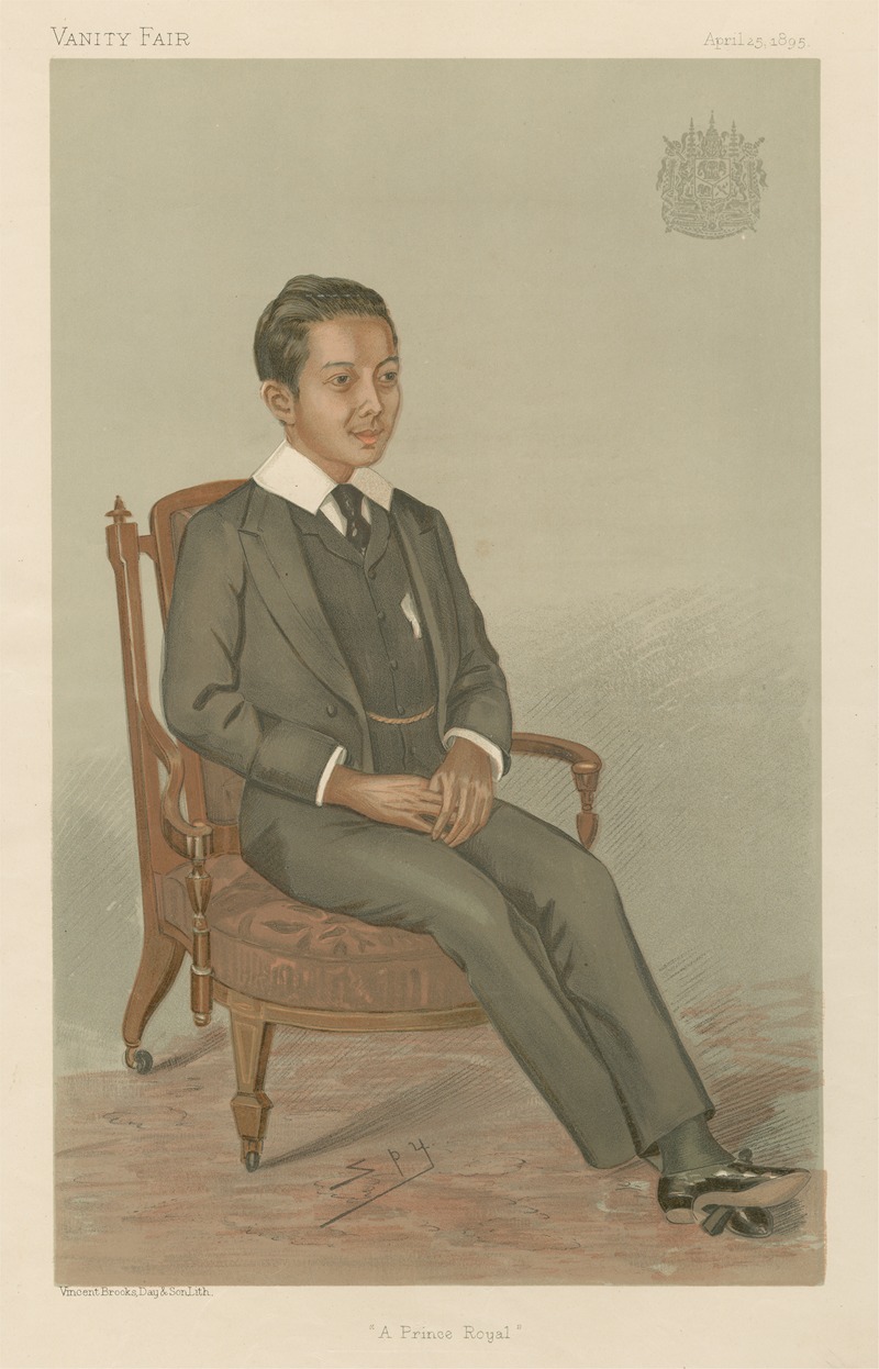 Leslie Matthew Ward - Royalty; ‘A Prince Royal’, Chowfa Mahavajiravudh, April 25, 1895
