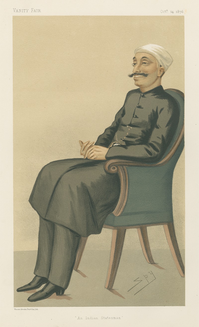 Leslie Matthew Ward - Royalty; ‘An Indian Statesman’, Nawab Sir Salar Jung, October 14, 1876