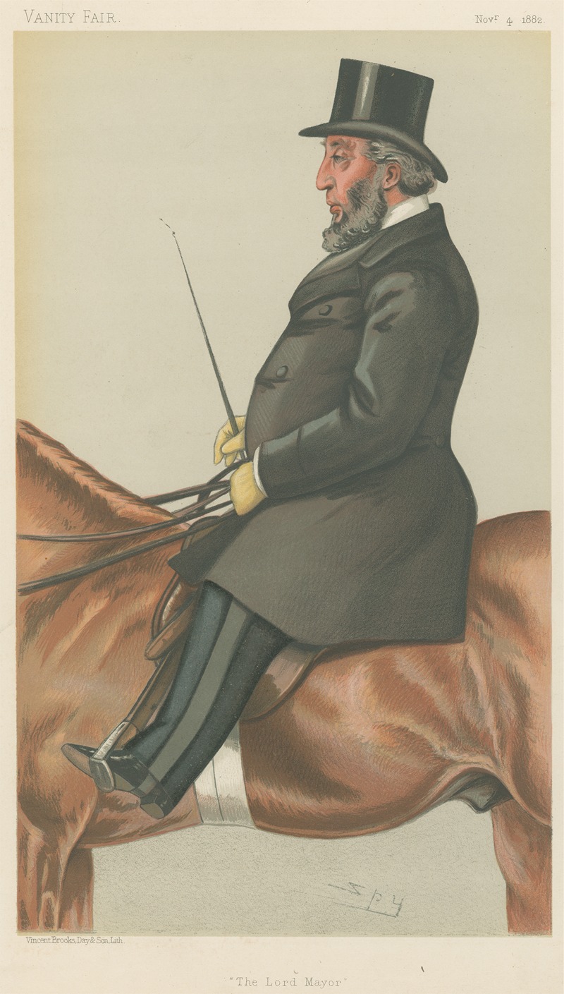 Leslie Matthew Ward - Sports, Miscellaneous; Sport Riders; ‘The Lord Mayor’, Sir John Whitaker Ellis, Lord Mayor of London, November 4, 1882