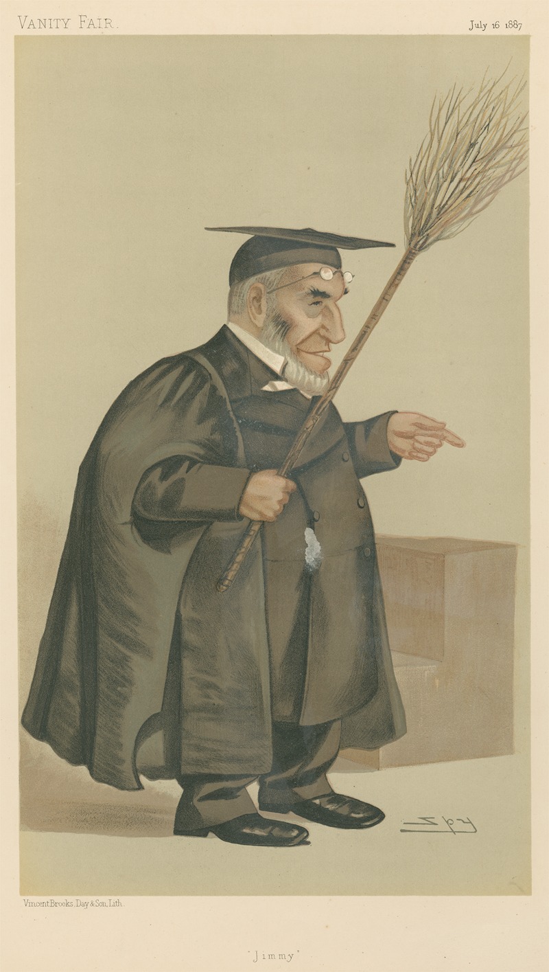 Leslie Matthew Ward - Teachers and Headmasters; ‘Jimmy’, The Reverand James Leigh Jones, July 16, 1887