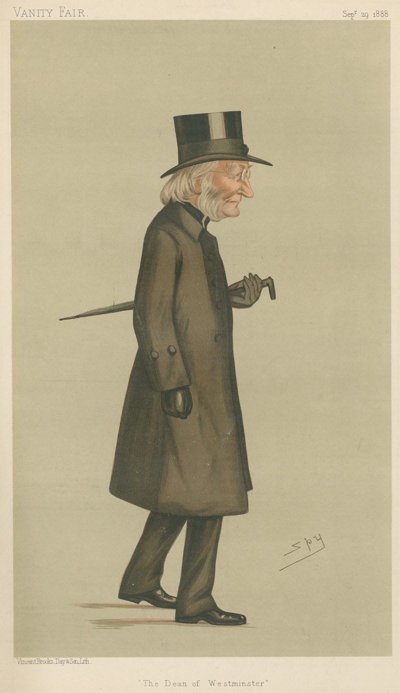 Leslie Matthew Ward - Teachers and Headmasters; ‘The Dean of Westminster’, The Very Rev. George Granville Bradley, September 29, 1888