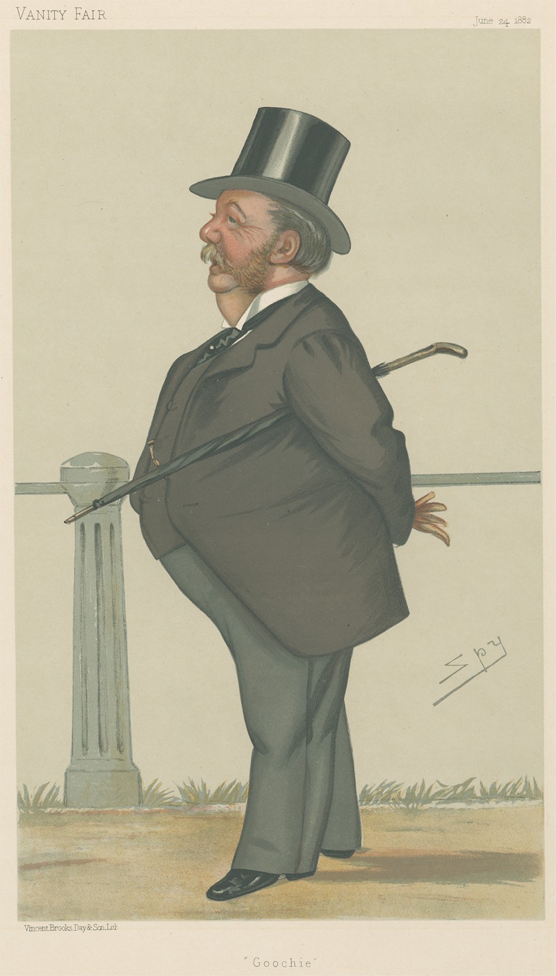 Leslie Matthew Ward - Theatre; ‘Goochie’, Captain Arthur Gooch, June 24, 1882