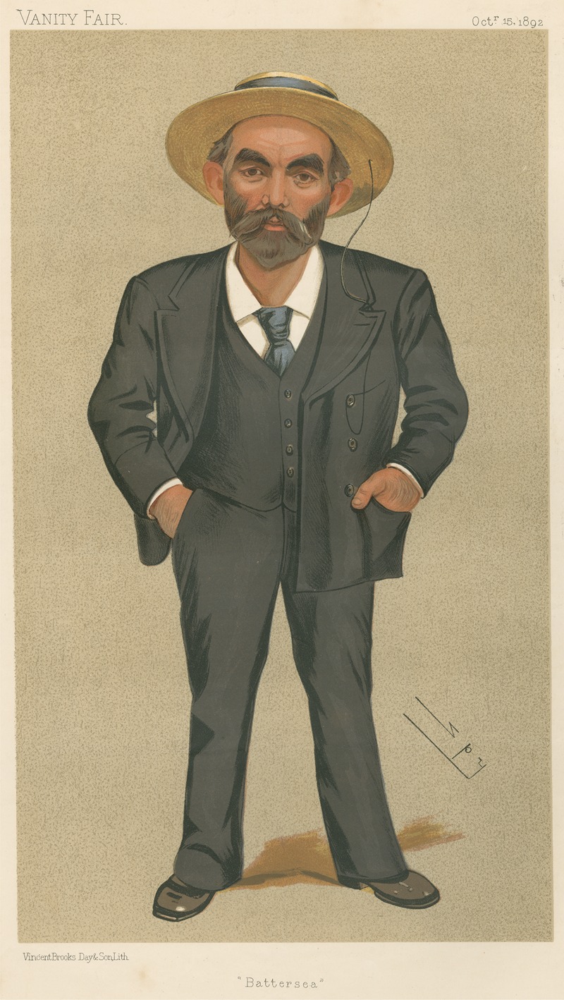 Leslie Matthew Ward - Trade Union Officials; ‘Battersea’, John Burns, October 15, 1892