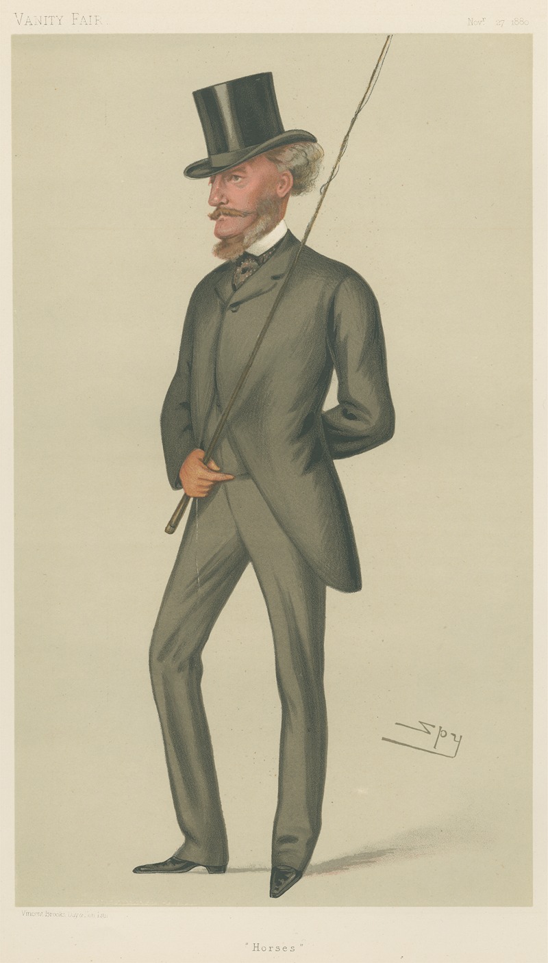 Leslie Matthew Ward - Turf Devotees; ‘Horses’, Captain John Bastard, November 27, 1880