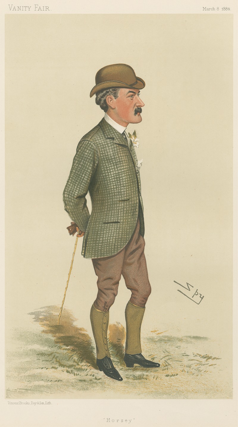 Leslie Matthew Ward - Turf Devotees; ‘Horsey’, Lord Cadross, March 8, 1884