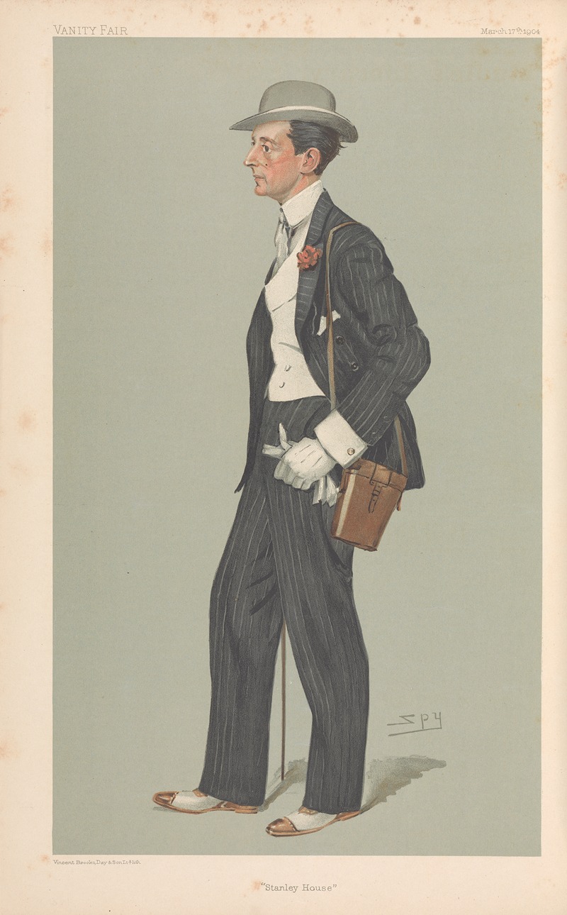 Leslie Matthew Ward - Turf Devotees; ‘Stanley House’, The Hon. George Lambton, March 17, 1904