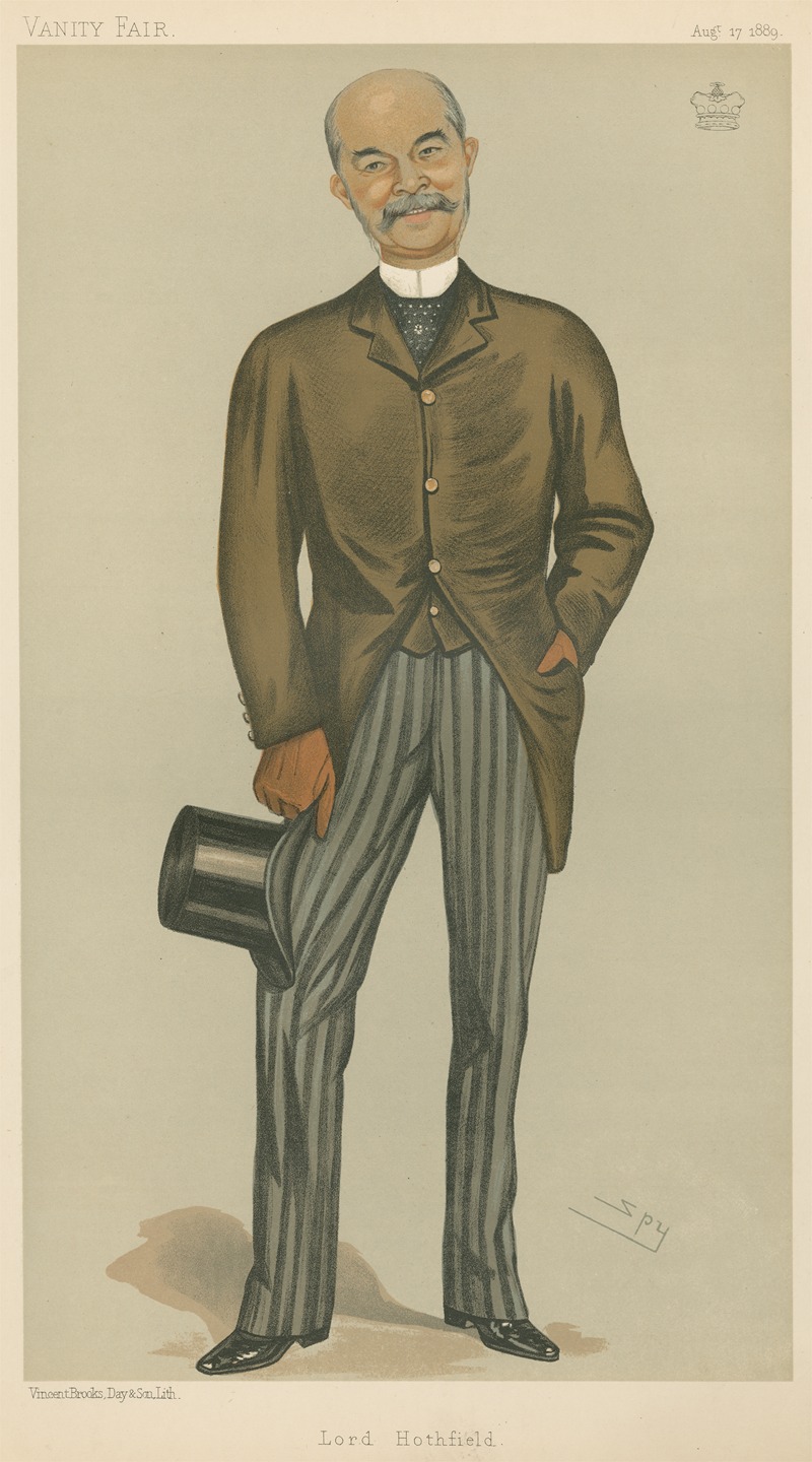 Leslie Matthew Ward - Turf Devotees; The Right Hon. Lord Hothfield, August 17, 1889