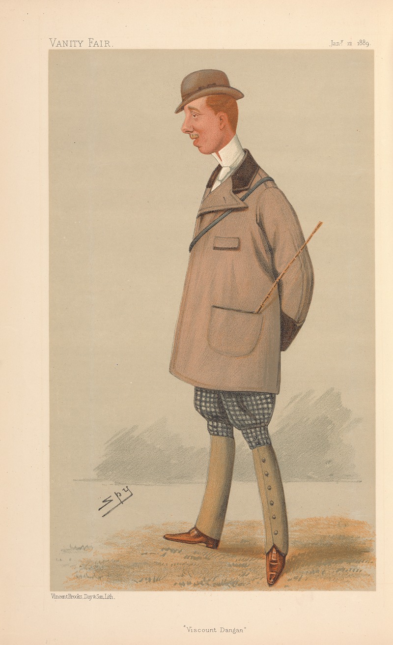 Leslie Matthew Ward - Turf Devotees; Viscount Dangan, January 12, 1889