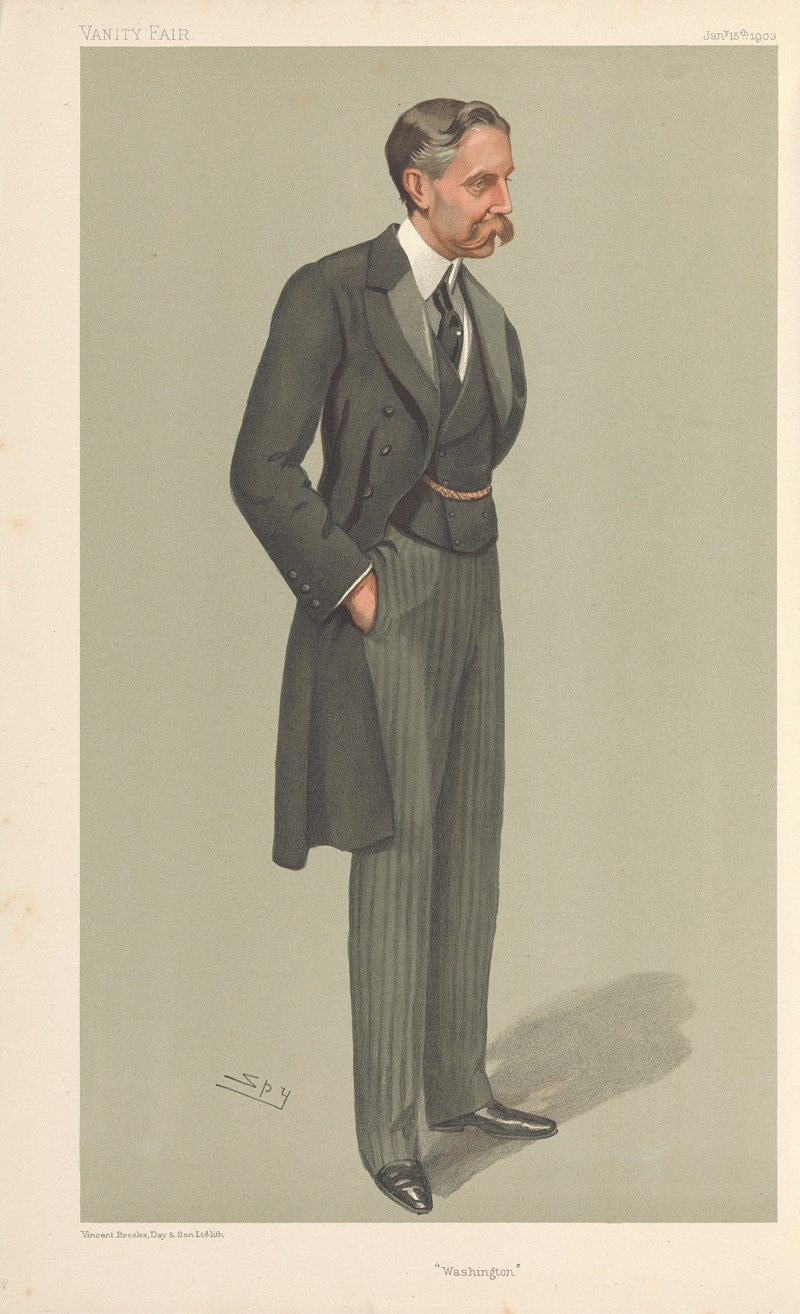 Leslie Matthew Ward - Washington – The Rt. Hon. Sir Michael Henry Herberg. 15 Jan. 1903