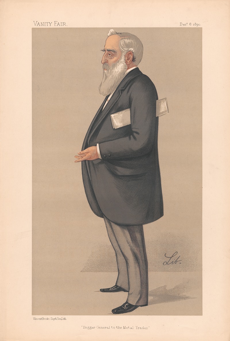 Liborio Prosperi - Vanity Fair: Businessmen and Empire Builders. ‘Beggar-General to the Metal Trades. Kennard. 6 December 1890