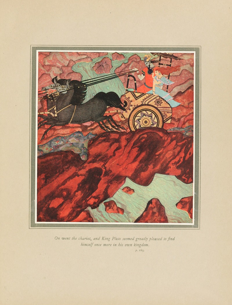 Edmund Dulac - On went the chariot, and Ning Tinto seemed greatly pleased…