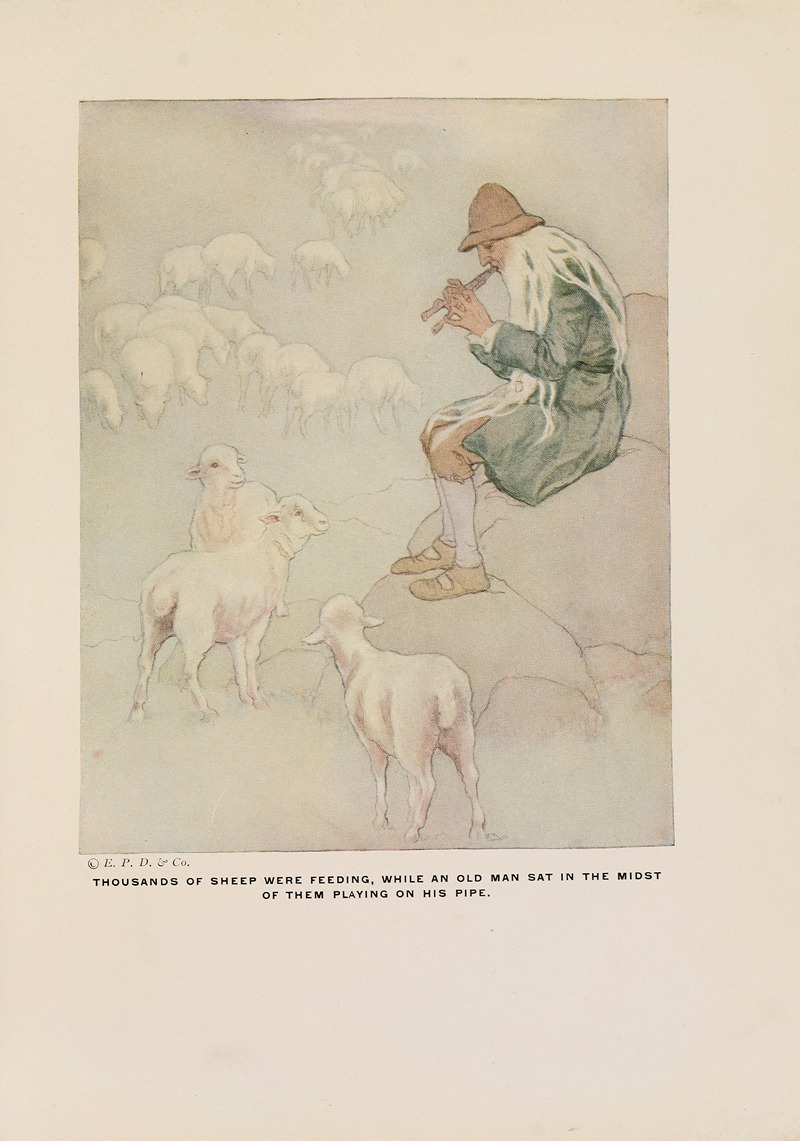 Katharine Pyle - Thousands of sheep were feeding