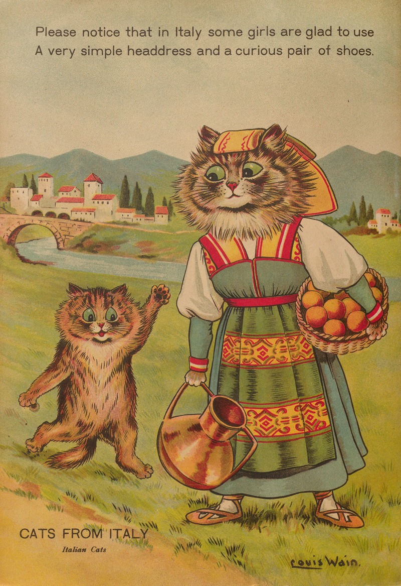 Louis Wain - Cats from Italy