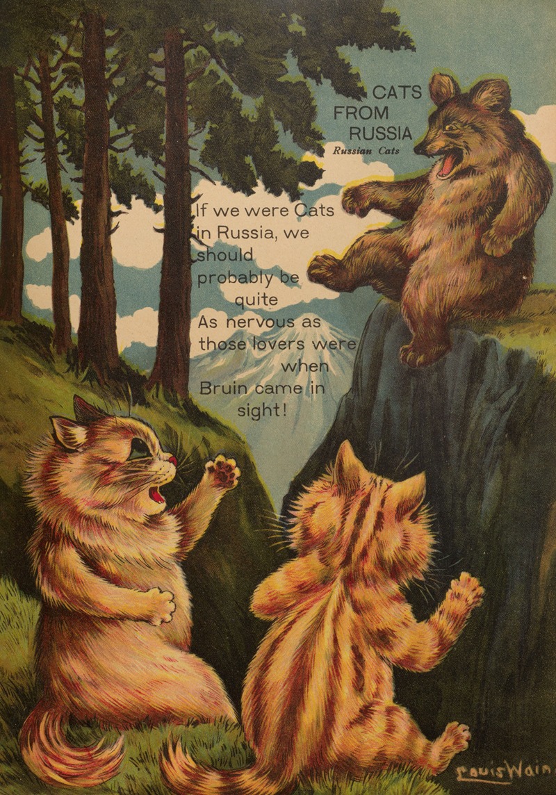 Louis Wain - Cats from Russia