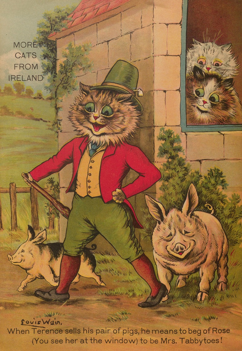 Louis Wain - More cats from Ireland