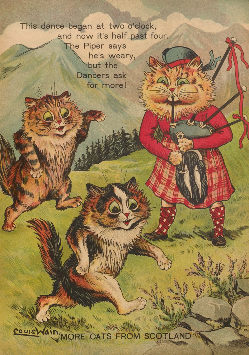 Louis Wain - More cats from Scotland