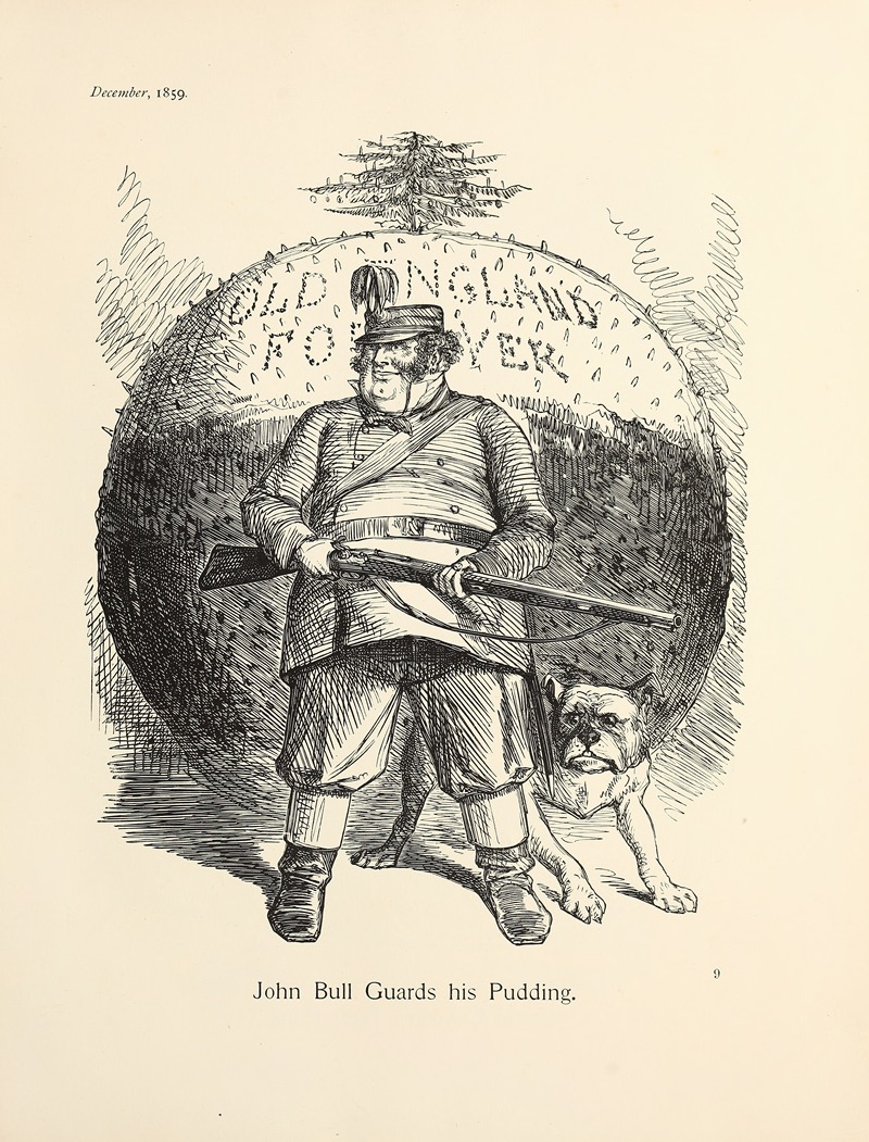 Sir John Tenniel - John Bull Guards his Pudding