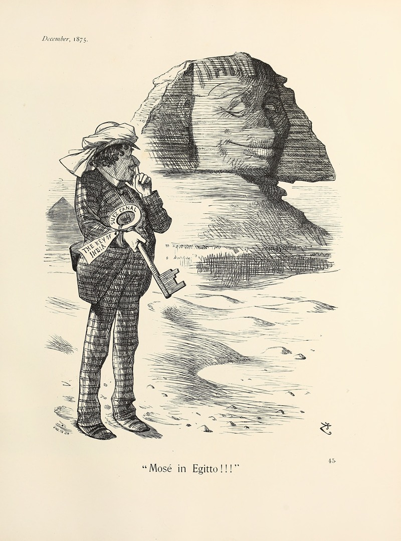 Sir John Tenniel - ‘Mose in Egitto !!!’