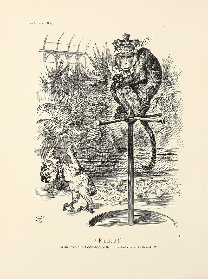 Sir John Tenniel - Pluck’d!